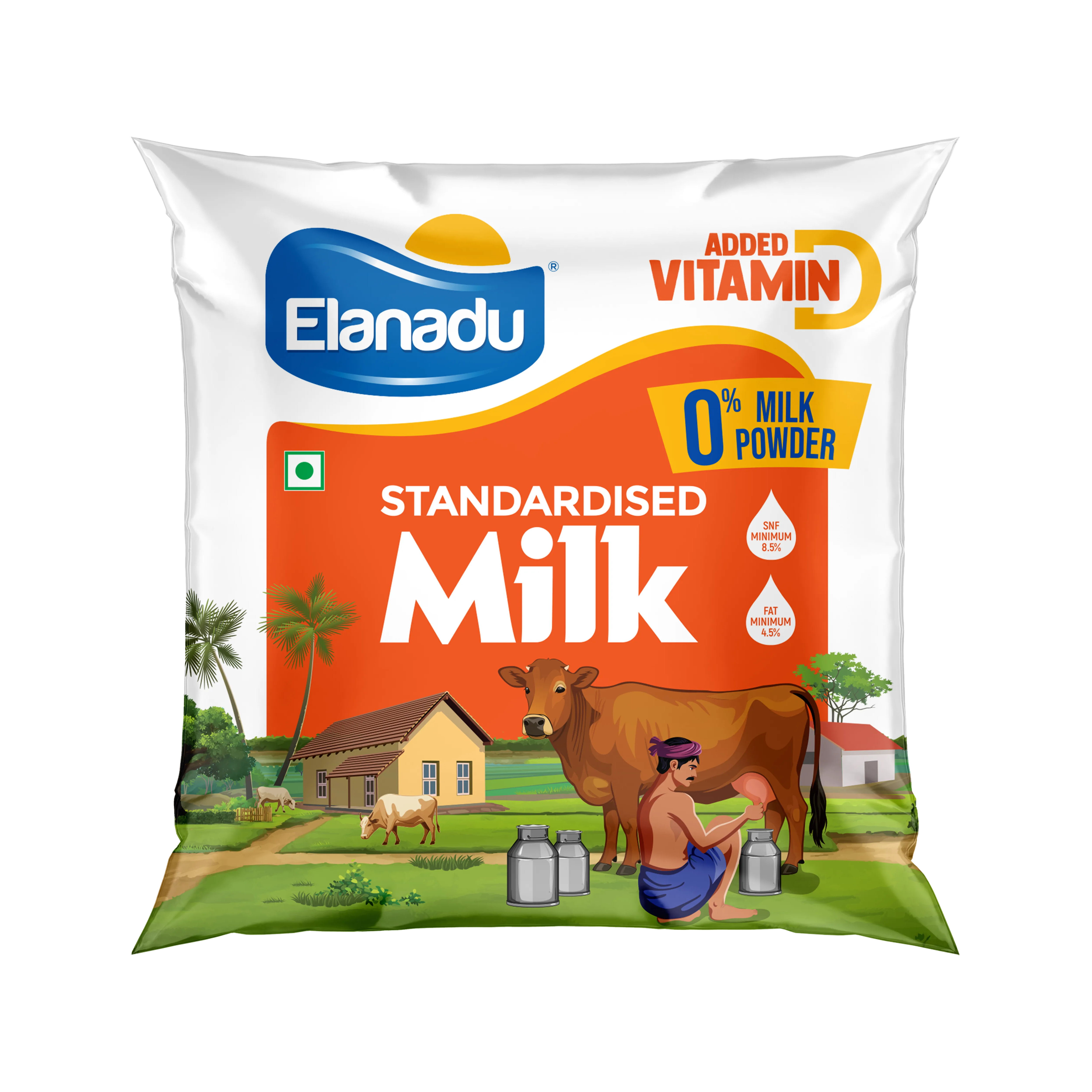 The Elanadu standardised milk packet